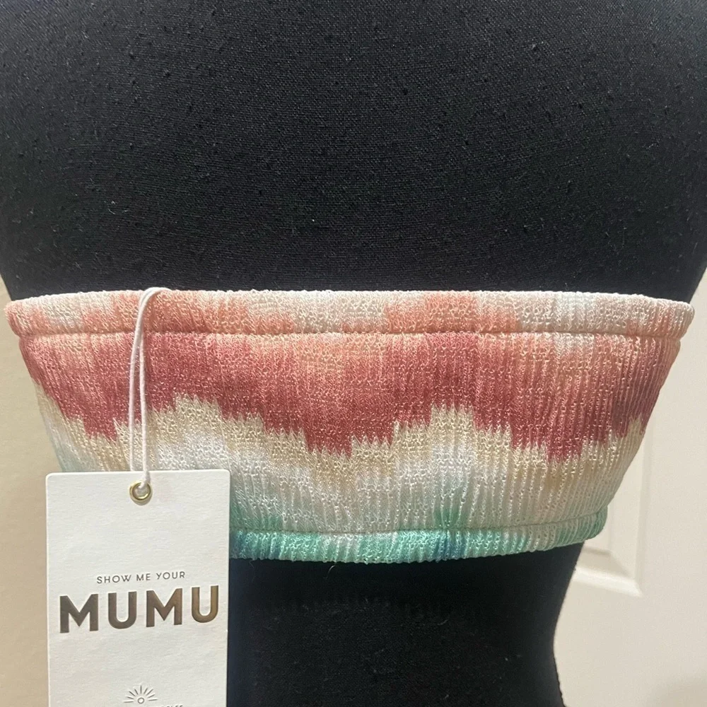 MUMU SHOW ME YOUR MUMU, SWIM TUBE TOP SIZE S.